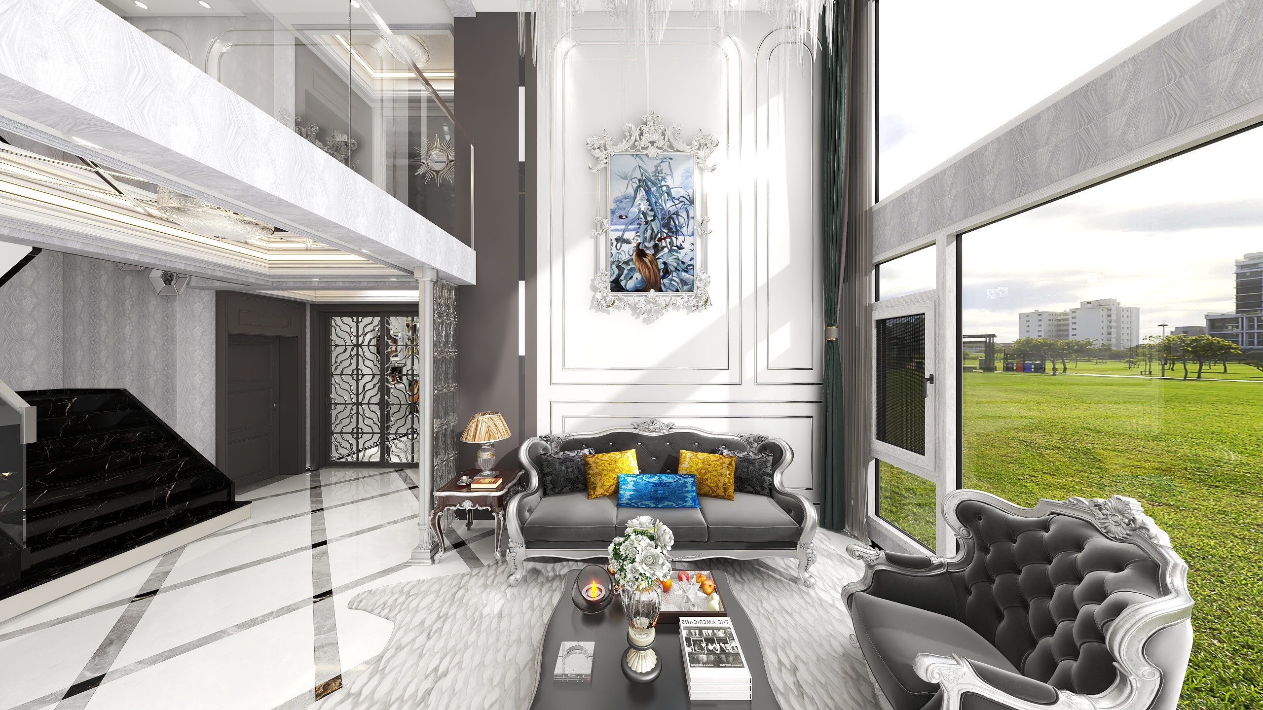 室内设计师飘然-新古典中的轻奢感装修效果图