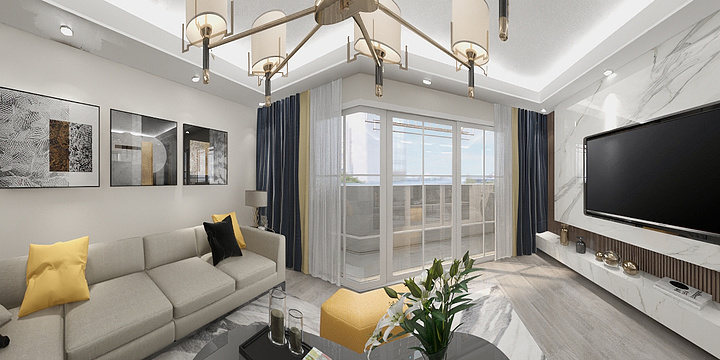 HAN SHU LIANG-三室一厅-装修设计方案