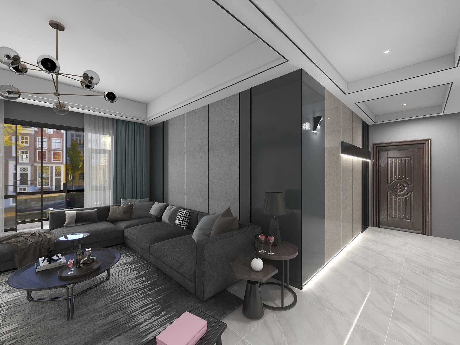 转身谢幕-御庭园6-2-809-装修设计方案