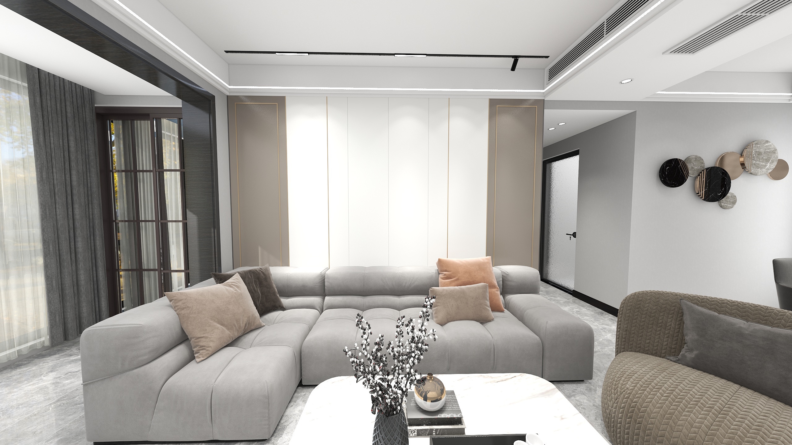 白冰倩-轻奢Alittleluxury装修效果图