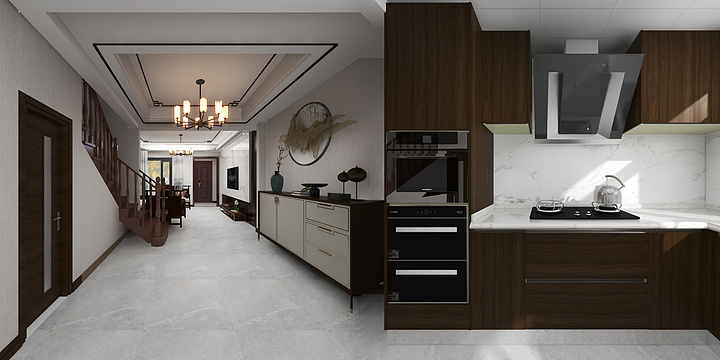 富家装饰Q-孔雀城小联排130-装修设计方案