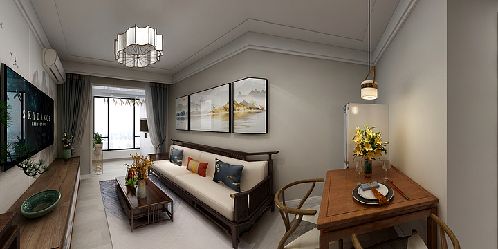 宋武平-东风苑3号院-新中式-装修设计方案