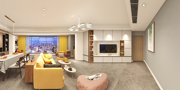 耀庆装饰I赵本龙-云溪别院-北欧风-装修设计方案