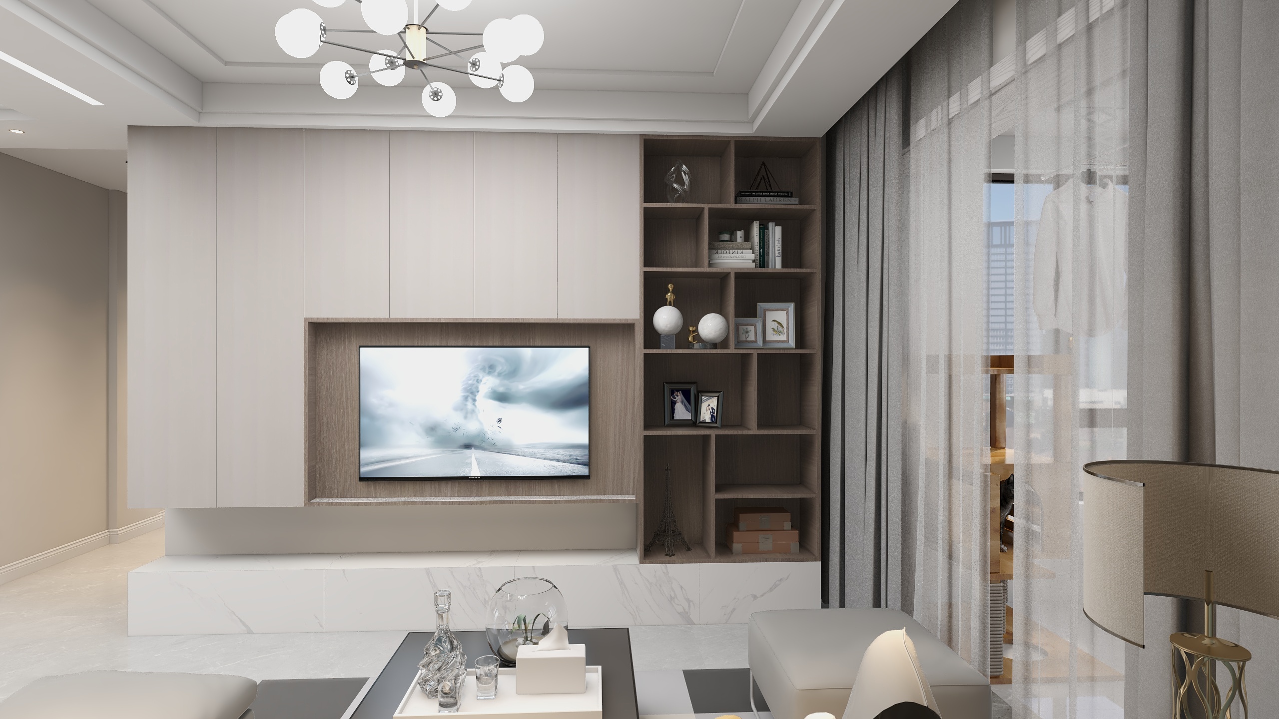 逸辰cxhJw-德信海德公园83.00㎡A2’3室2厅1卫1厨-装修设计方案