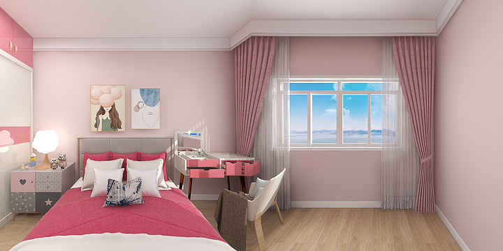 徐加友-德信海德公园83.00㎡A2’3室2厅1卫1厨-装修设计方案