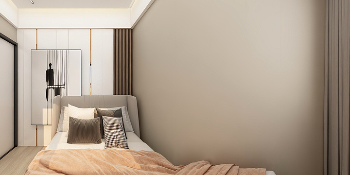 3D云设计展示馆-87平米现代轻奢-装修设计方案