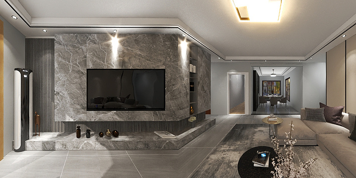 淑女框业-金域蓝湾7#1-2803-装修设计方案