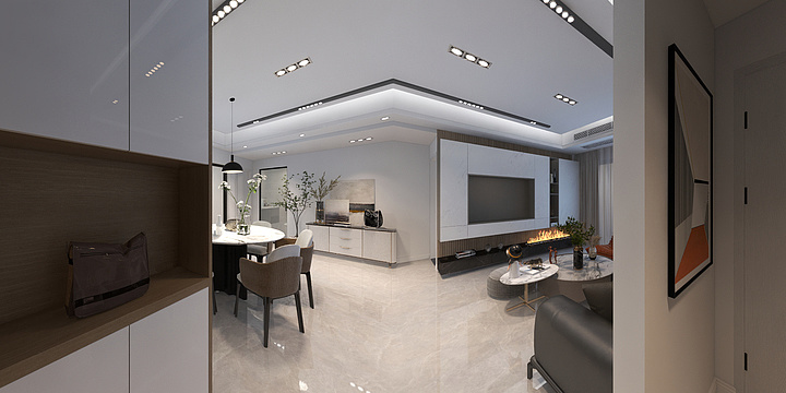 丁工-恒裕珑城2栋B座1单元02现代风格-装修设计方案