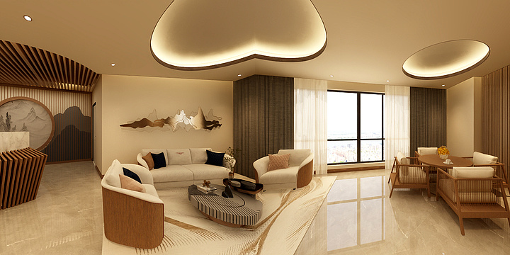 Kråke-接待厅-装修设计方案