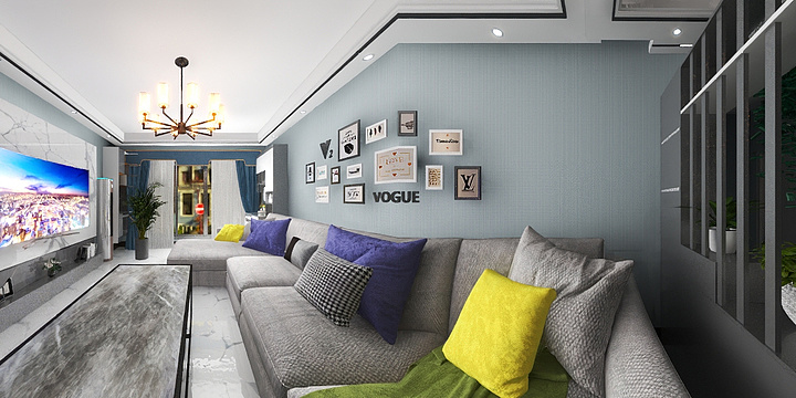 鹏博装饰，家具定制中15082822620-翰林苑何兴国-装修设计方案