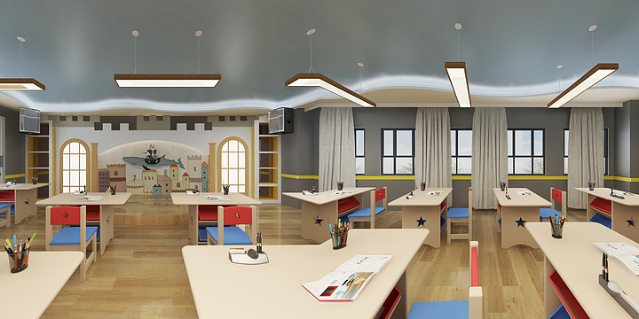 kuchao107-幼儿教室-装修设计方案