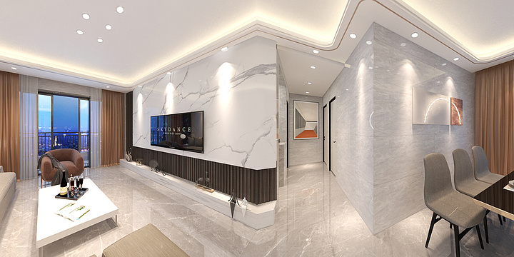 束白-东城豪庭3-1501-装修设计方案