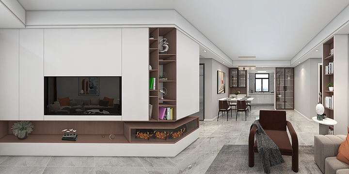 展翌-滨江一号129户型04-装修设计方案