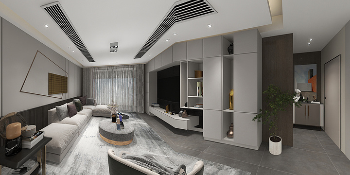 张先生梦想设计-软装专业作业户型-装修设计方案