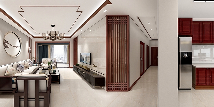 遵义市酷点设计工作室-新块麒龙香林美域-装修设计方案