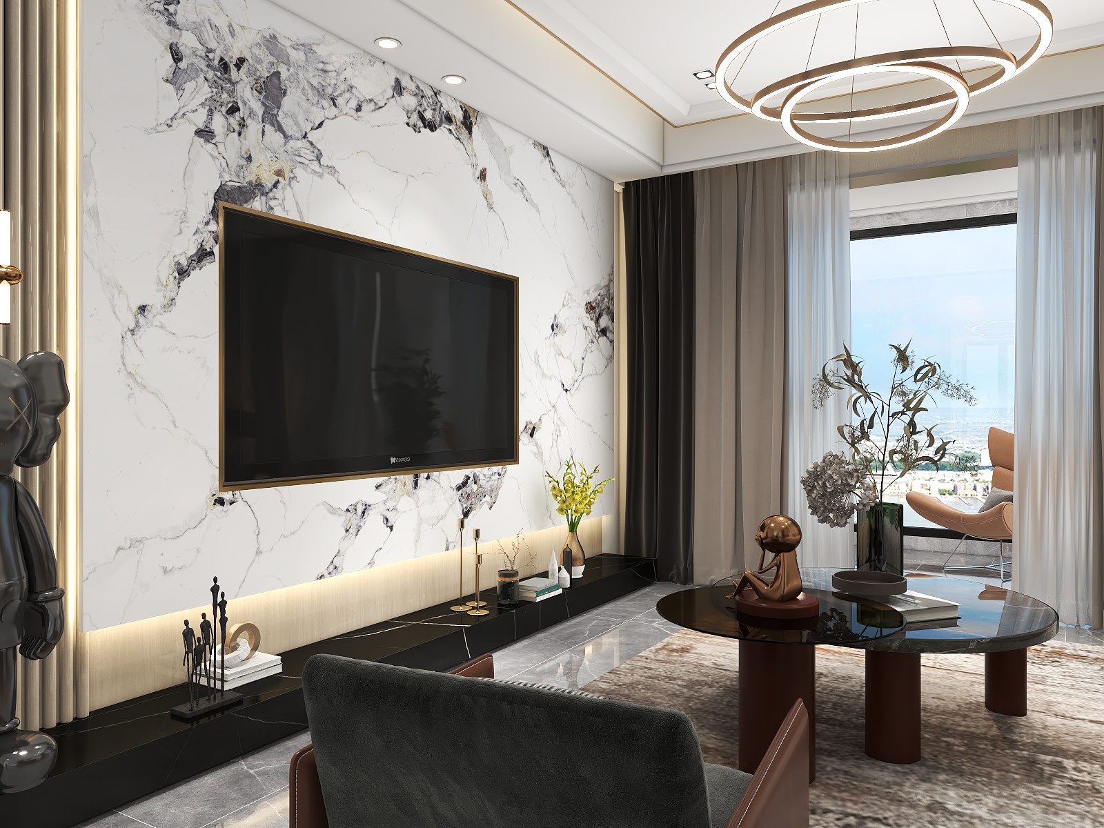 DESGO-现代122m²装修效果图