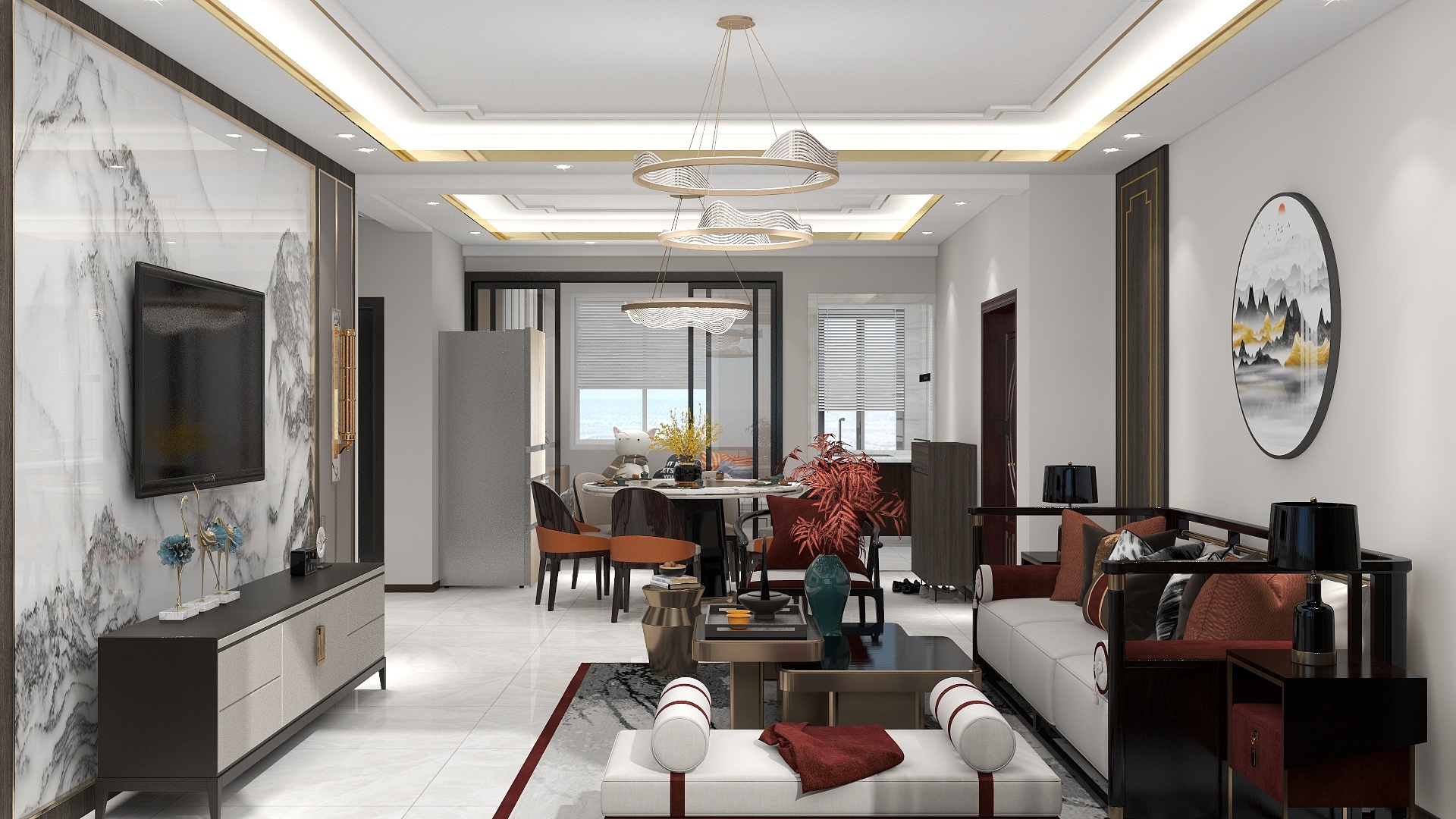 SY敏敏13596935017-东方一号106-新中式-国风-装修设计方案