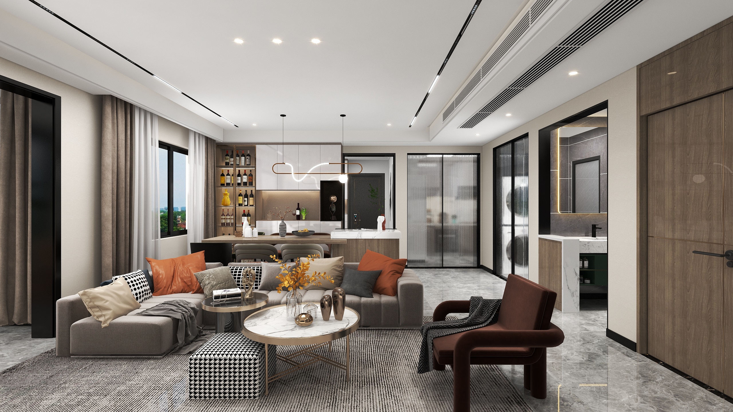 超级整装云-现代简约设计案例-装修设计方案