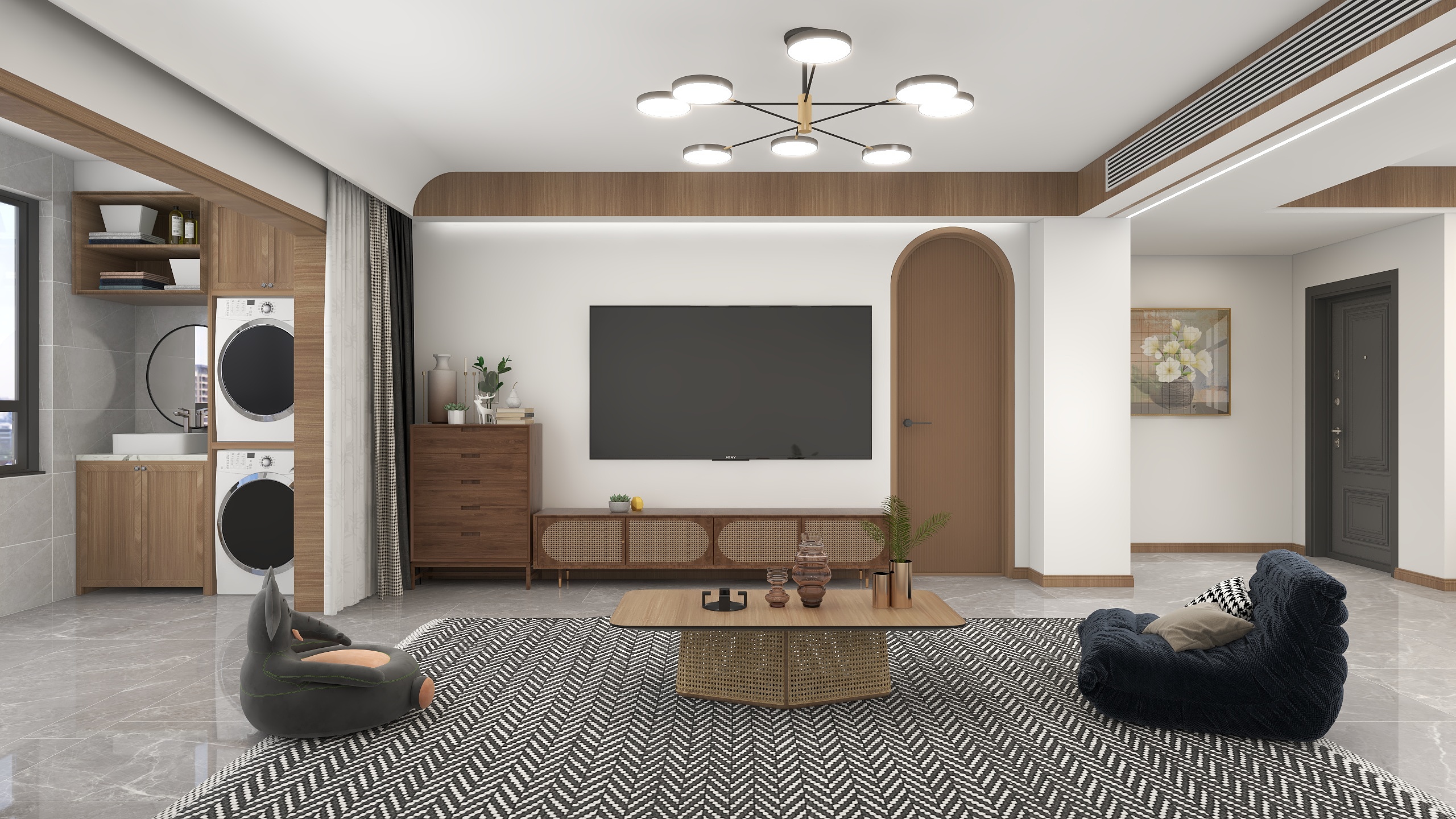 济南聚铭宅装饰-杨柳186现代--副本-装修设计方案