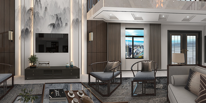 HGFB-新中式-装修设计方案