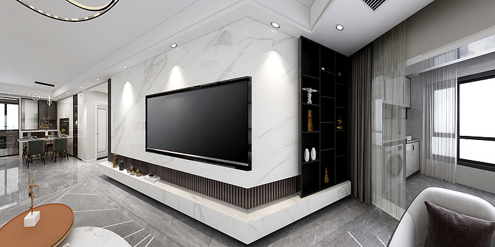 室内设计师-明-富园名都-装修设计方案