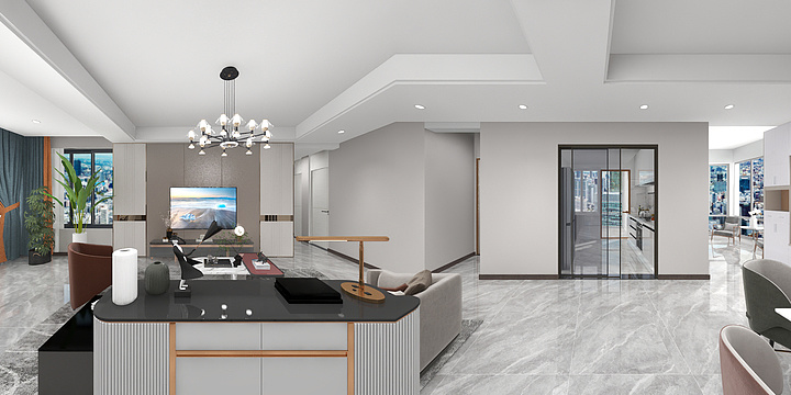 xi雪雪雪耶-翰林府平面-轻奢-装修设计方案