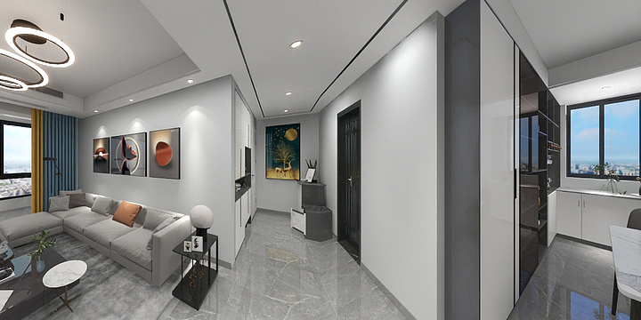 锦新装饰-紫金府137平-装修设计方案