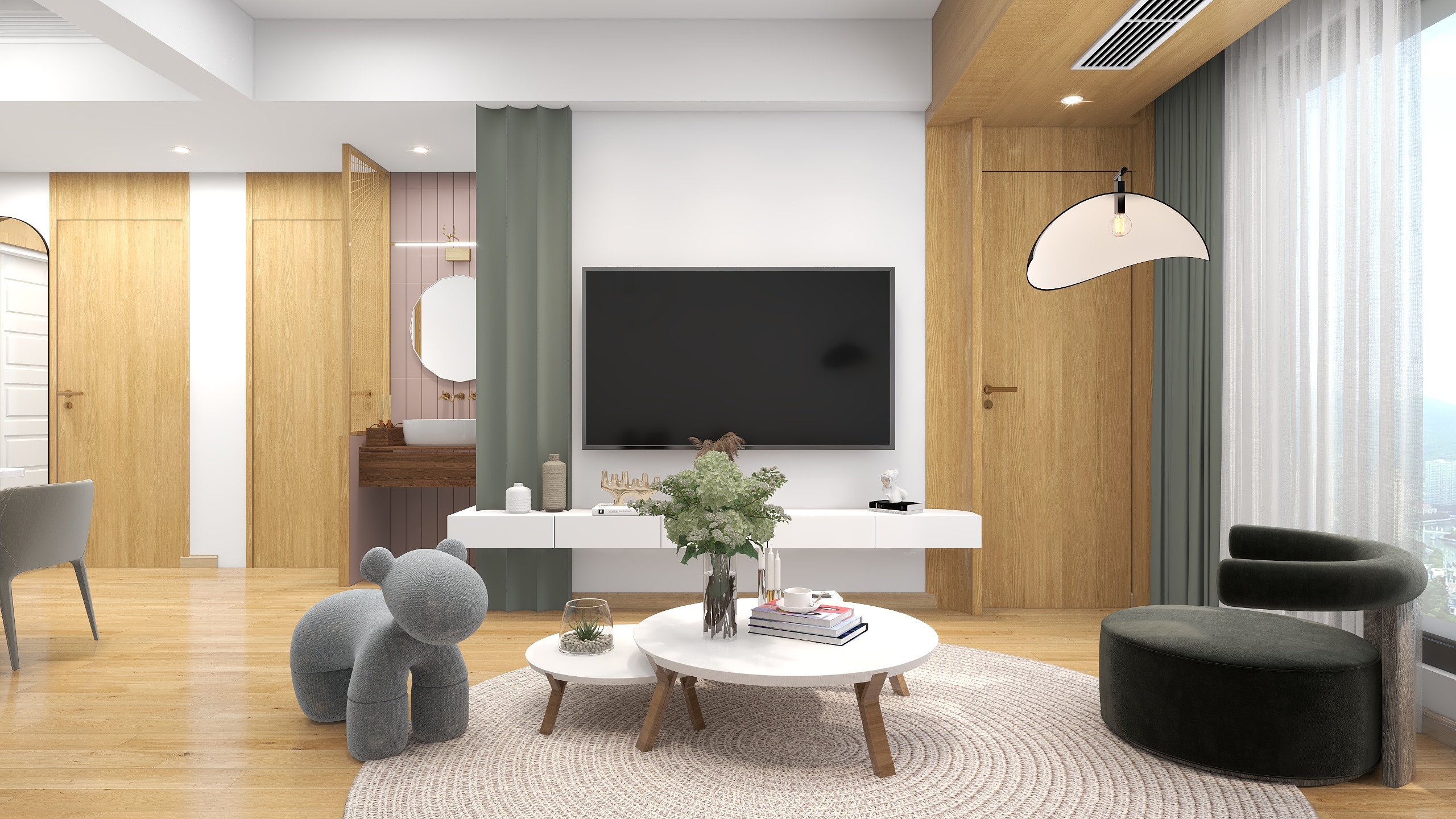 DM许瑞灵-现代|70㎡两居室-装修设计方案