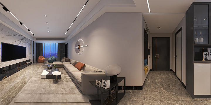 魏义鹏-万城花开B17-1-1001-装修设计方案