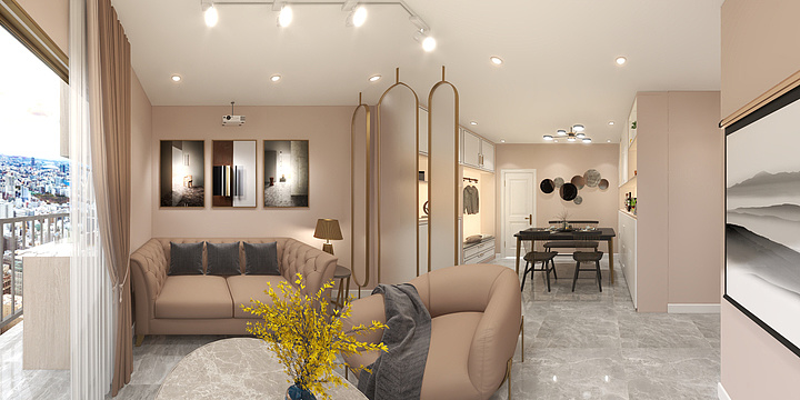 时雨朦朦-现代轻奢-装修设计方案