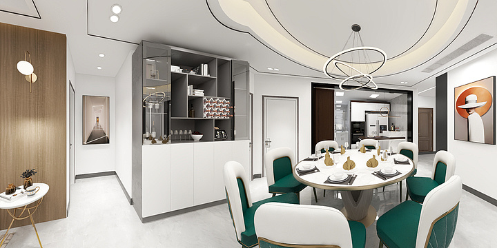 启航装饰设计工作室-天瑞华府-装修设计方案