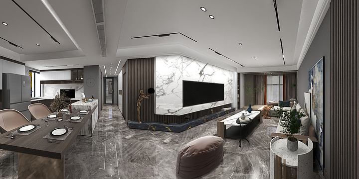 设计师联盟岳-南湖印8号楼边户-装修设计方案