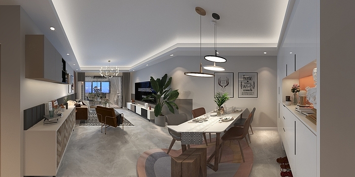 偷貓de鱼-保利花园-装修设计方案