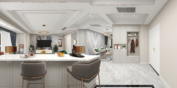 酷家乐526-美式风格-装修设计方案