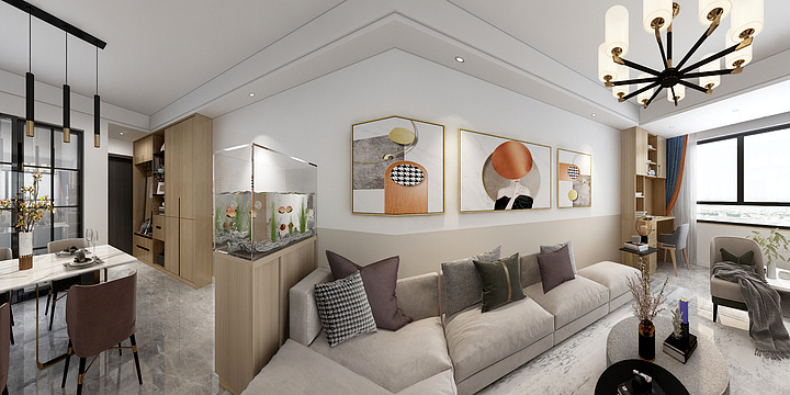 杨晓丽0557-阳光云麓蒲美女施工图-装修设计方案