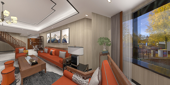 家具定制-黑色X幽默LV7-南海颐景园烟雨2-2702-装修设计方案