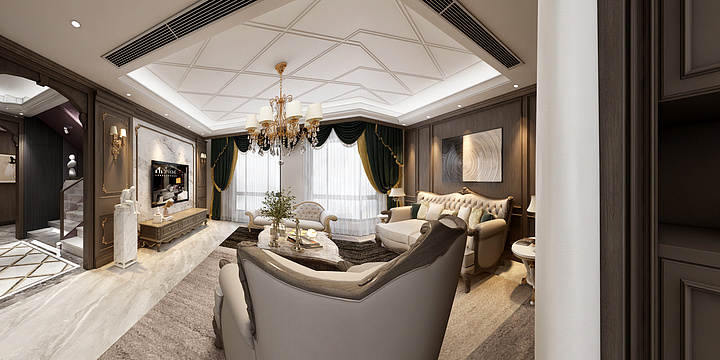 名仁设计中心-东方威尼斯简欧-装修设计方案