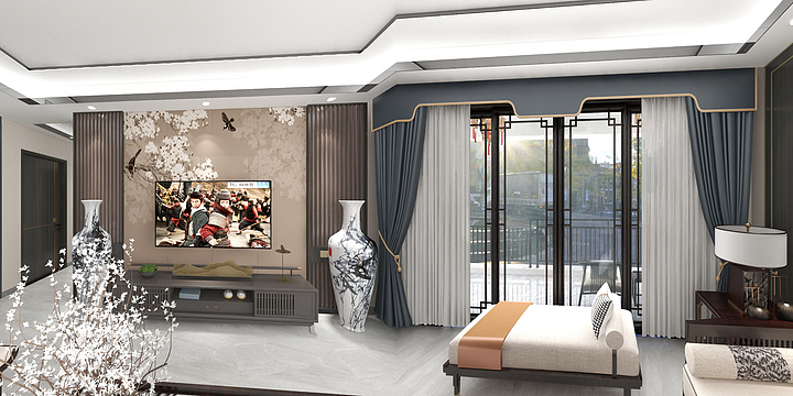 设计前线-翰林华府31-401雅居-装修设计方案