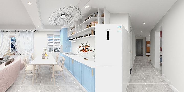 诺贝尔瓷NDlE-夏-甜系风-副本-装修设计方案