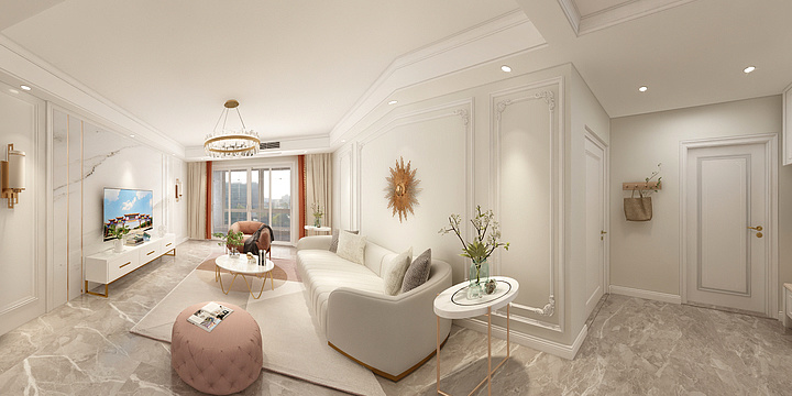 繁星设计室-法式浪漫120㎡-装修设计方案