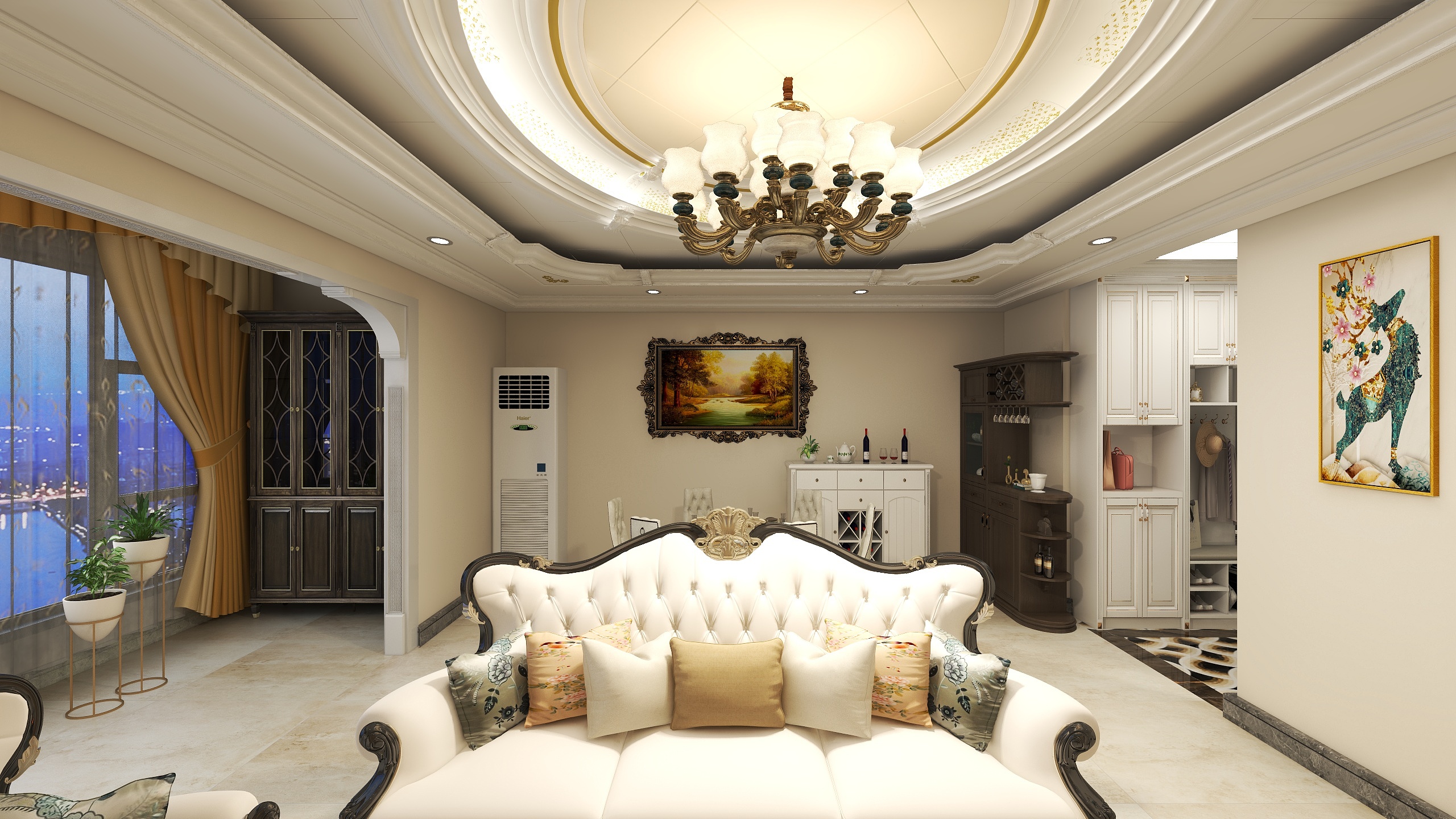 设计杜海兵-欧式万籁九歌装修效果图