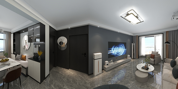 杨伟民-盛景华庭1-1-2401（129平-装修设计方案