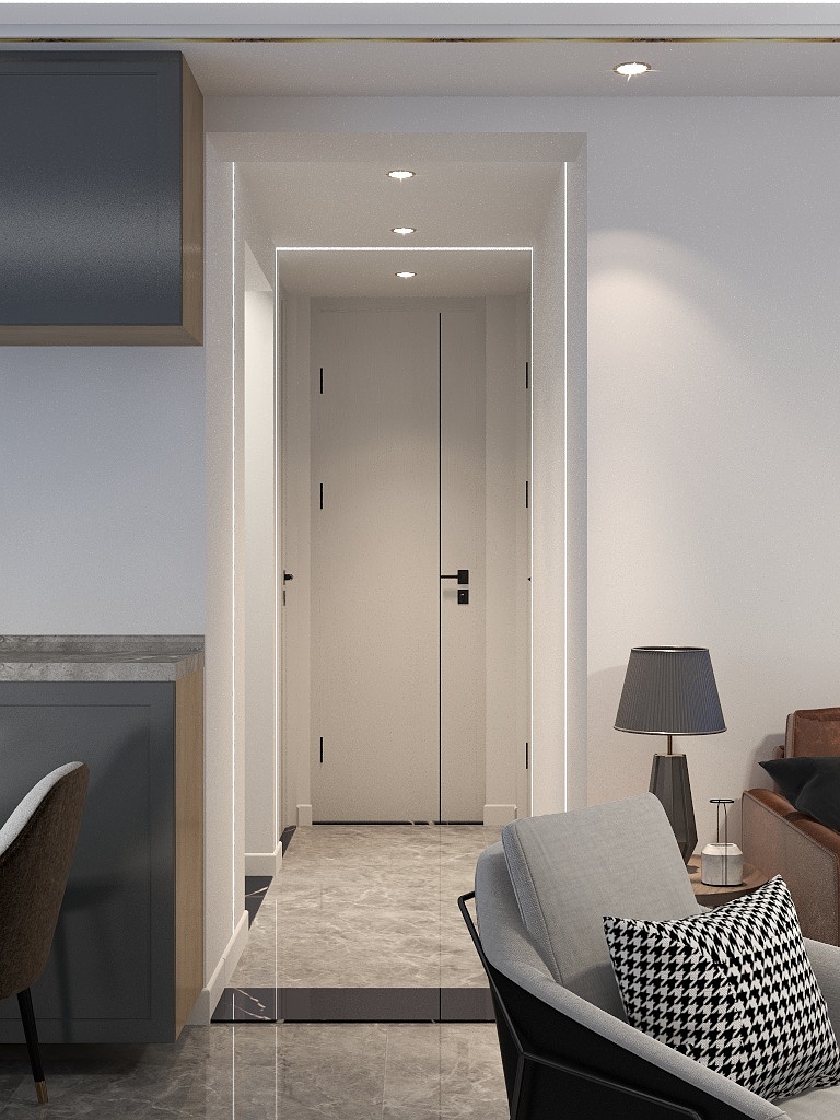 全案设计-海恒设计-儒辰观澜府建设中_原始勘测图-装修设计方案