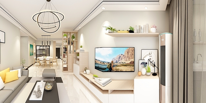 鼎盛空间丨陈工-礼顿金御海湾17栋2单元1003褥先生-装修设计方案