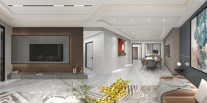 .效果图.-华洲山水-装修设计方案