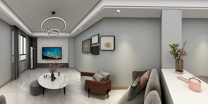 郑梓珊-龙王庙效果图-装修设计方案