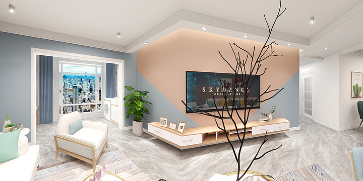 F灬J-北欧风格套内102㎡-装修设计方案