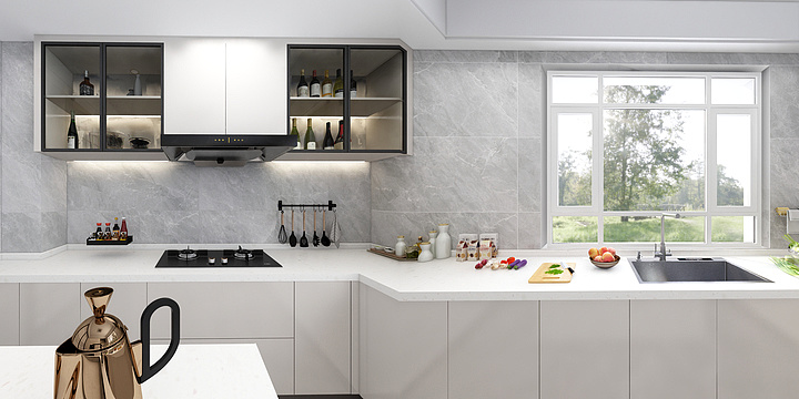 木木林森92-御园.御荣庄厨房现代简约-装修设计方案