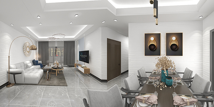 定制-阿Thfh-广州富力城-装修设计方案