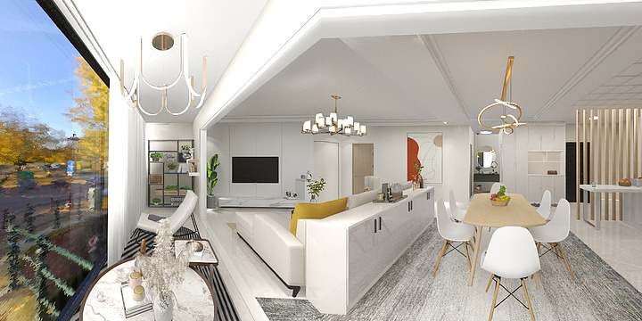 晚点再见-德州府106E2-装修设计方案